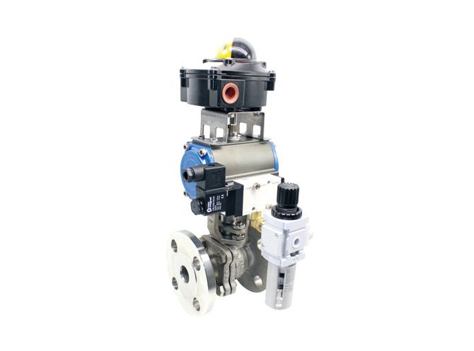 SUS Pneumatic Ball Valve (국산 Actuator)