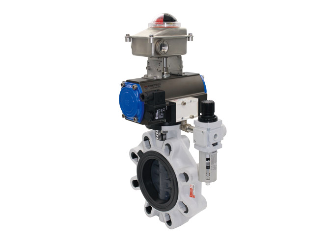 Pneumatic Butterfly Valve (국산 Actuator)